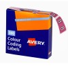 8 Side Tab Colour Coding Labels 43248