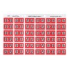 M Side Tab Colour Coding Labels 43313