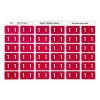 1 Side Tab Colour Coding Labels 43341