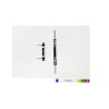White Lateral Notes File with Fastener 46712