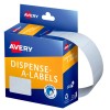 White Rectangle Dispenser Stickers 937219