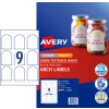 Textured Arched Labels 980003 Content: 90 Labels / 10 Sheets
