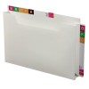 White Twin Tab Pocket 43948