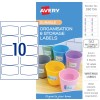 Organisation & Storage Labels 39015A Content: 50 Labels / 5 Sheets