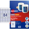 Removable Multi-purpose Labels 959053 Content: 2100 Labels / 25 Sheets