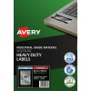 Silver Heavy Duty Labels 959200
