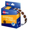 Brown Dispenser Dot Stickers 937237