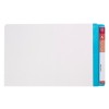 White Shelf Lateral File with Light Blue Tab 42536