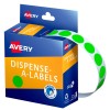 Fluoro Green Dispenser Dot Stickers 937296