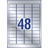 Silver Heavy Duty Labels 959213 45.7 x 21.2 mm
