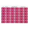 N Side Tab Colour Coding Labels 43314