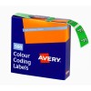 F Side Tab Colour Coding Labels 43206