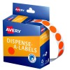 Fluoro Red Dispenser Dot Stickers 937298