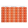 D Side Tab Colour Coding Labels 43304