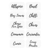 Herb & Spices Label Kit 39040 44.4 x 25.4 mm
