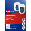 Matt Oval Labels 980008