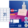 Frosted Clear Address Labels 936007 Content: 525 Labels / 25 Sheets