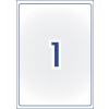 Frosted Clear Shipping Labels 936008 199.6 x 289.1 mm