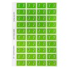 7 Side Tab Colour Coding Labels 44535