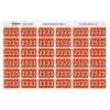 23 Side Tab Colour Coding Labels 43373
